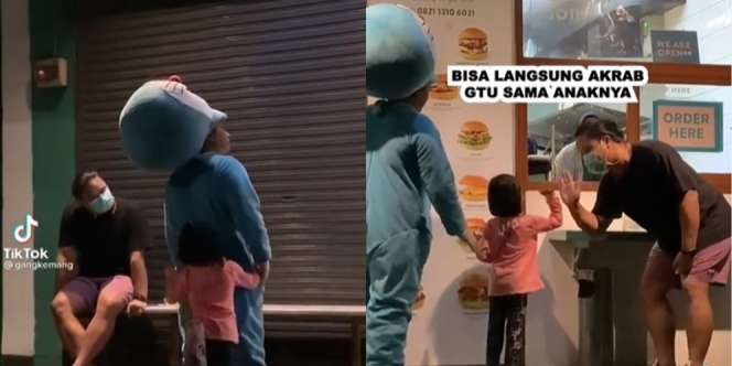 Berhentikan Badut yang Ajak Anaknya Keliling, Aksi Bos Ini Bikin Salut Warganet
