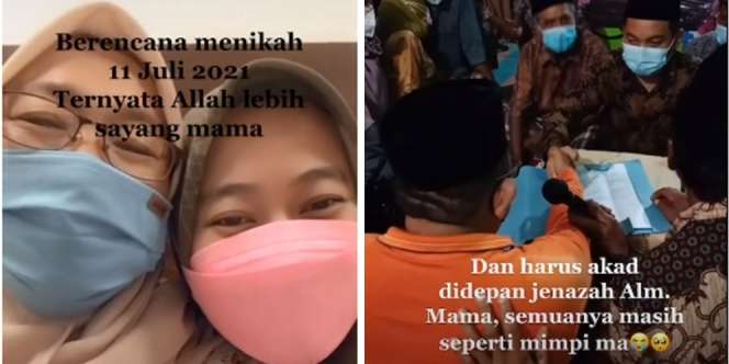Pilu, Wanita Ini Terpaksa Menikah di Hadapan Jenazah Sang Ibu