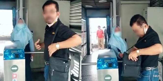 Viral Penumpang Salah Pakai Masker Dilarang Naik TransJakarta