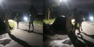 'Pocong' Langsung Trauma, Gagal Menakuti Malah Dikeroyok Dua Bencong