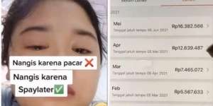 Gadis Ini Nangis Sesenggukan, Tagihan Paylater Dari Rp450 Ribu Tembus Rp17 Juta