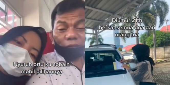Wanita 21 Tahun Ini Beri Mobil untuk Ayah Ibunya, Sukses Berkat Doa Orangtua