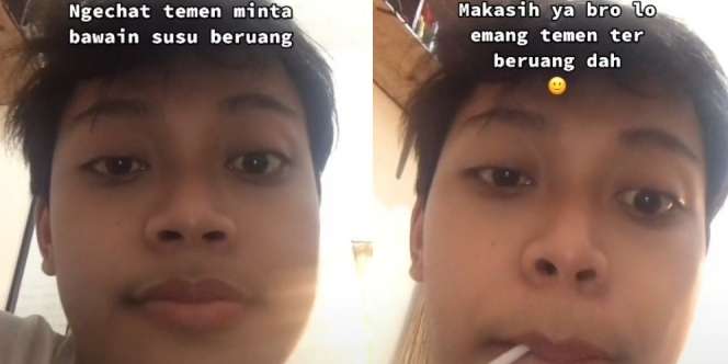 Minta Dibelikan Susu Beruang Saat Isolasi, yang Datang Malah 'Beruang Imut'
