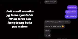 Suami Lupa Logout Email di Hp Istri, Ketahuan Sering VC Selingkuhan