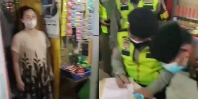 Razia Pedagang, Ibu Pemilik Warung Tahan Tangis di Depan Petugas yang Berkerumun