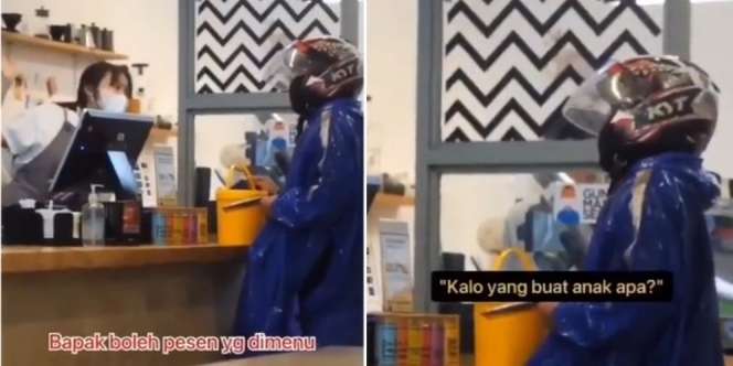 Momen Haru Saat Driver Ojol Diberi Kejutan, Langsung Ingat Anak