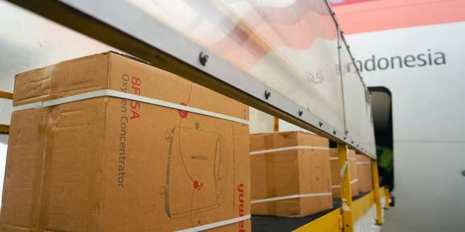 1.500 Unit Oksigen Konsentrator dari China Tiba di Indonesia