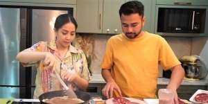 10 Momen Raffi-Nagita Masak Daging Rp1,6 Juta, Sultan Ngab!