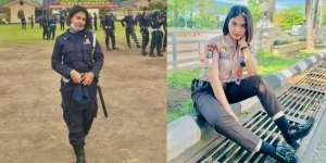Potret Oktavia Chalalikah, Satpam Cantik Siap Amankan Hatimu