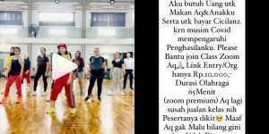 Trainer Zumba Banting Harga Rp10.000 per Sesi demi Bertahap Hidup Saat Pandemi