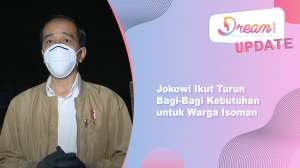 Jokowi Blusukan Bagi Sembako dan Obat ke Warga Jakut