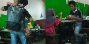Pengorbanan Haru Ayah Berjualan Keliling Sambil Gendong Putri Kecilnya