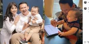 9 Momen Ahok Momong Baby Yosafat