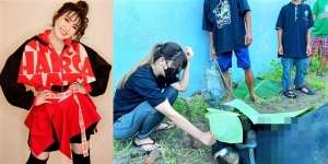 6 Aksi Berani Via Vallen Sembelih Hewan Kurban Sendiri, Alphard Gosong Disorot!