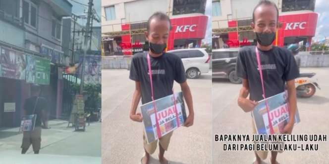 Harga Rp40 Ribu Ditawar Rp200 Ribu, Penjual Meja Belajar Keliling Terharu