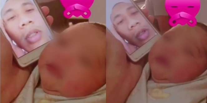 Momen Haru Prajurit TNI Lantunkan Azan untuk Bayi Baru Lahir Lewat Video Call