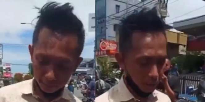 Pilu, Pria Menangis Saat Antre Oksigen untuk Ibunya