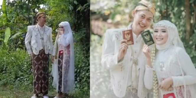 Menikah Tanpa Dekorasi, Hasil Foto Pengantin Tetap Ciamik