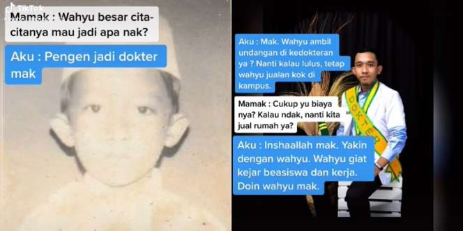 Kisah Anak Penjual Nasi Gemuk Jadi Dokter, Rumah Hampir Dijual Buat Biaya Kuliah