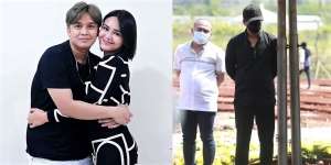 9 Potret Gagah Billy Syahputra di Pemakaman Ibu Amanda Manopo