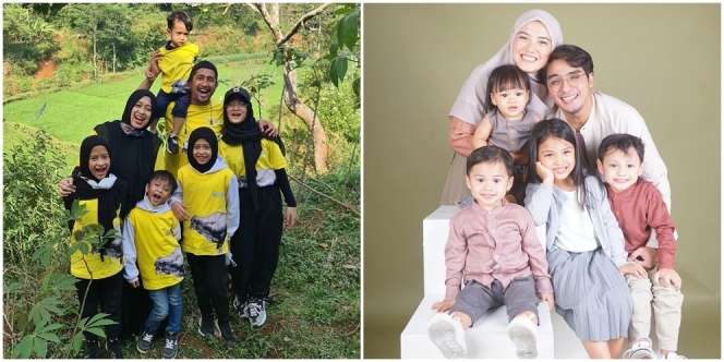 8 Pasangan Artis yang Punya Banyak Anak, Keseruan Tak Ada Habis