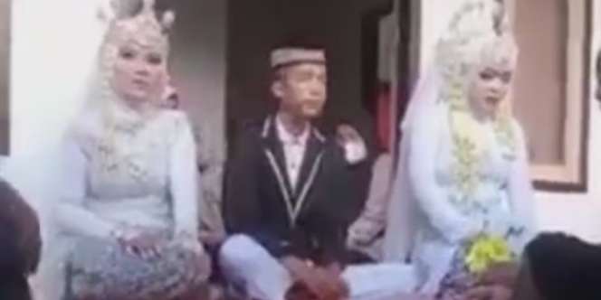 Viral Pria di Lombok Nikahi Dua Janda Muda Sekaligus