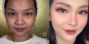Makeup Tingkat Dewa, Wajah Pengantin Wanita Ini Jadi Mirip Aktris Korea