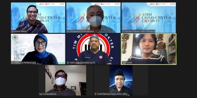AMSI Crisis Center Covid-19 Diluncurkan Bantu Pekerja Media Terpapar