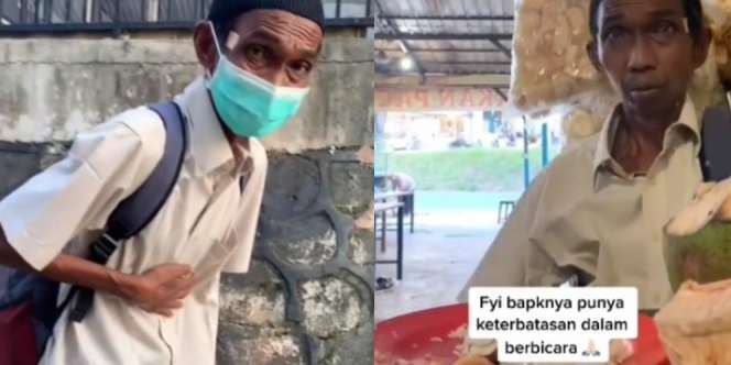 Aksi Wanita Traktir Makan Kakek Kelaparan Bikin Netizen Terenyuh