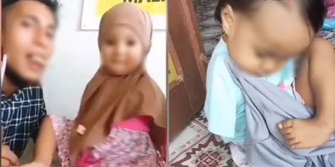 Subhanallah! Lahir Tanpa Tangan dan Satu Kaki, Bocah Ini Pakai Sendiri Jilbabnya