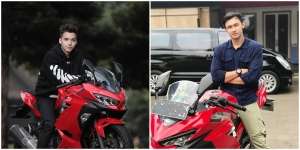 14 Pesona Aktor Tanah Air Pas Naik Motor Gede, Cool Abis
