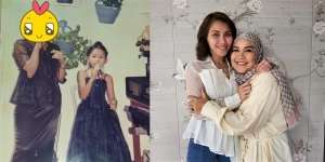 7 Foto Jadul Umi Kalsum Asuh Ayu Ting Ting, Wajahnya Disorot