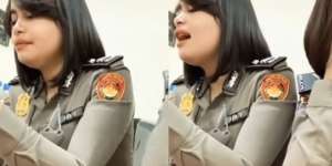 Viral Polwan Cantik Bersuara Emas, Bikin Hati Cowok Auto Meleleh