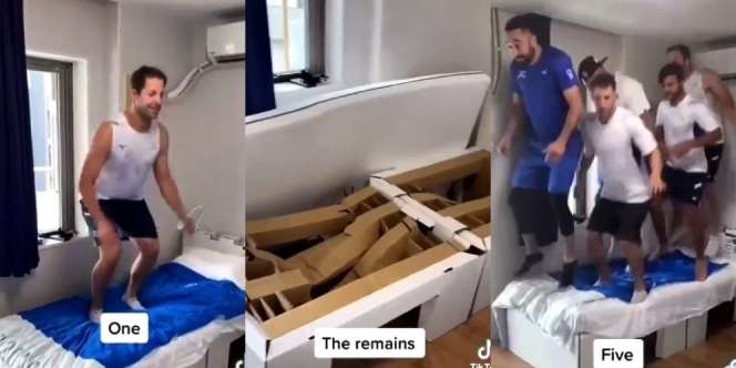 Viral Tim Atlet Israel Sengaja Rusak Ranjang Kardus Olimpiade, Atlet Minta Maaf