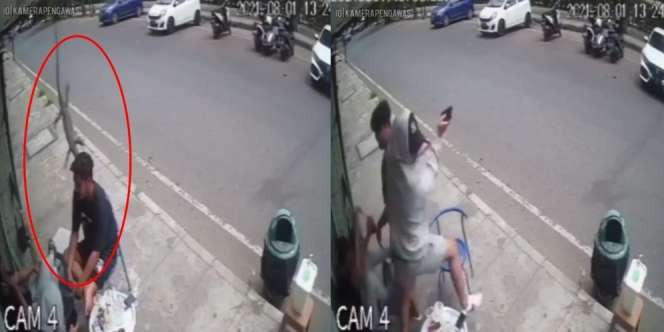 Lagi Ngopi, Para Pria Ini Malah Kedatangan 'Teman' Baru, Auto Terbirit-birit