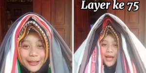 Viral Video Pakai 100 Lapis Kerudung Ditonton 4,4 Juta Kali, Apa Rasanya?