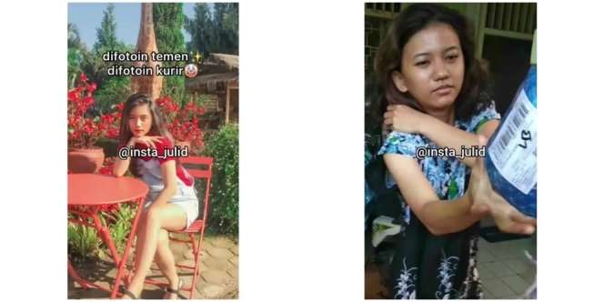 Auto Ngakak, Gini Bedanya Kalau Difotoin Teman VS Difotoin Kurir