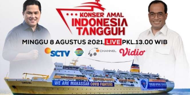 Emtek Gelar Konser Amal Indonesia Tangguh, Hadirkan Iwan Fals & Pesohor Lain