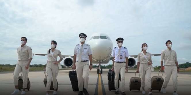 Viral Seragam Kekinian Awak Kabin Super Air Jet, `Pendatang Baru` di Indonesia