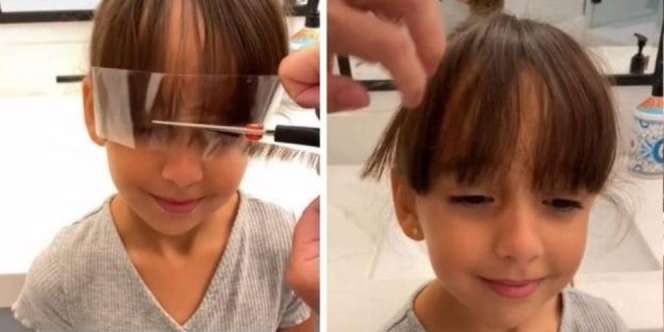 Cara Potong Poni Anak Super Simpel ala TikTok, Bisa Ditiru!