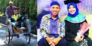 Ingat Wisudawan Diantar Pakai Becak? Hidupnya Berubah Drastis