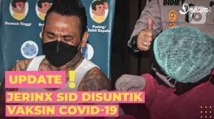 Detik-detik Momen Jerinx SID Disuntik Vaksin Covid-19