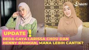 Beda Gaya Larissa Chou dan Henny Rahman, Mana Lebih Cantik?