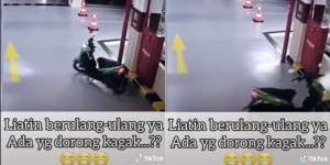 Viral Motor Baru Diparkir Pindah Tempat Sendiri, Editan atau Asli?