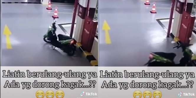 Viral Motor Baru Diparkir Pindah Tempat Sendiri, Editan atau Asli?