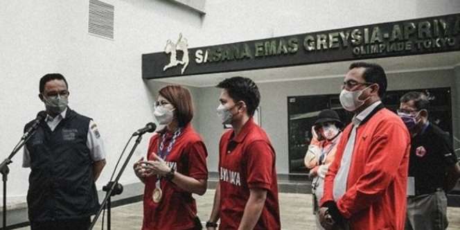 Nama Greysia-Apriyani Terukir Abadi di Jaksel