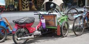 Tega! Becak Motor Kakek Ini Dibawa Kabur Penumpangnya