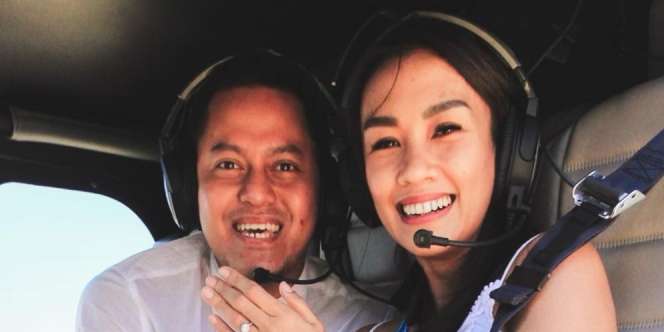 Melamar di Atas Helikopter, Profesi Kekasih Melanie Putria Jadi Perhatian