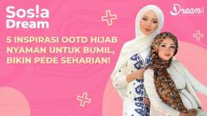 5 Inspirasi OOTD Hijab Nyaman untuk Bumil, Bikin Pede Seharian