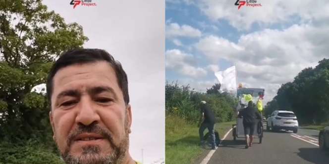 Viral Pria Bule Jalan Kaki untuk Berhaji dari Inggris ke Mekah